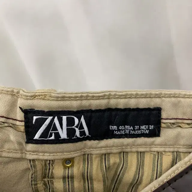 자라 ZARA 베이지 면바지 31인치 A05610