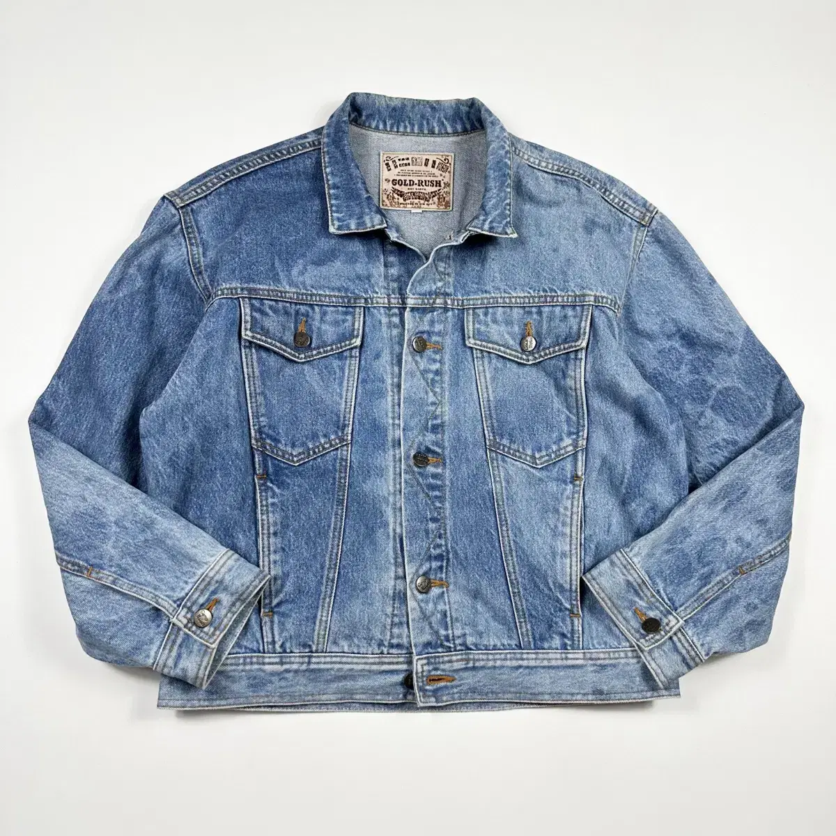 (M) EDWIN Edwin Japan Washed Denim Tucker Jacket