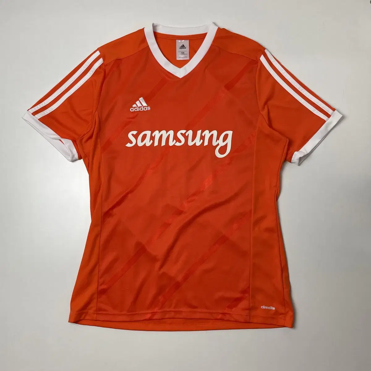 [TAKPO] Adidas Samsung Jersey Short Sleeve Orange 105