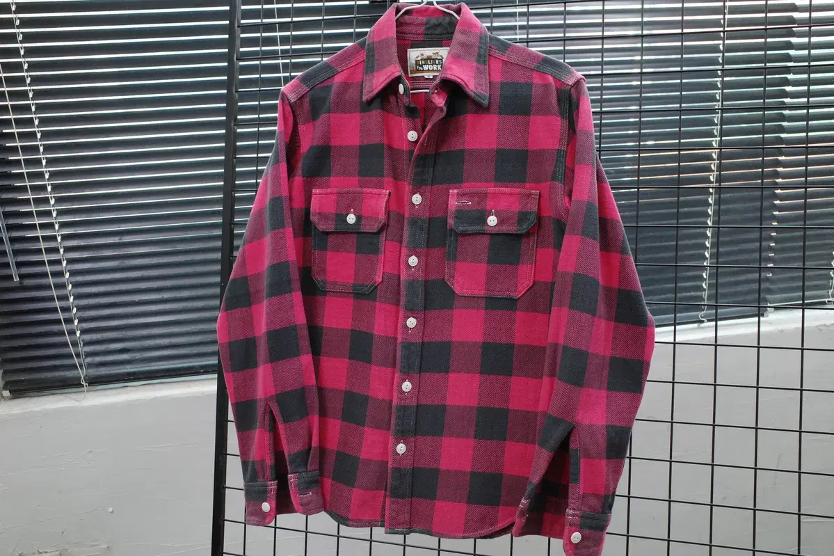 NINELIVES FOR WORK check shirt,