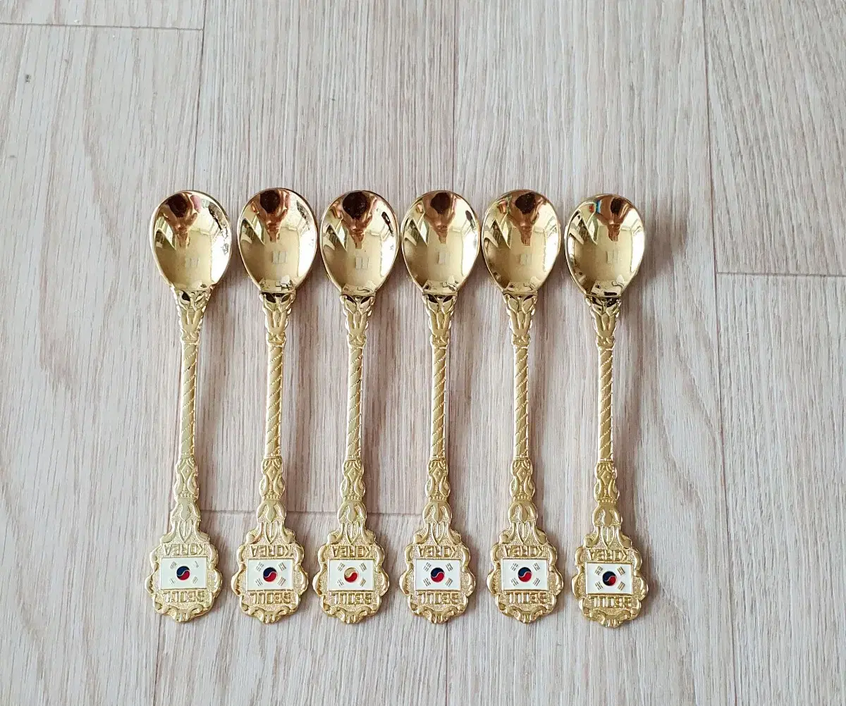 24KGP Dessert Spoon / Coffee Spoon / Small Spoon 6P
