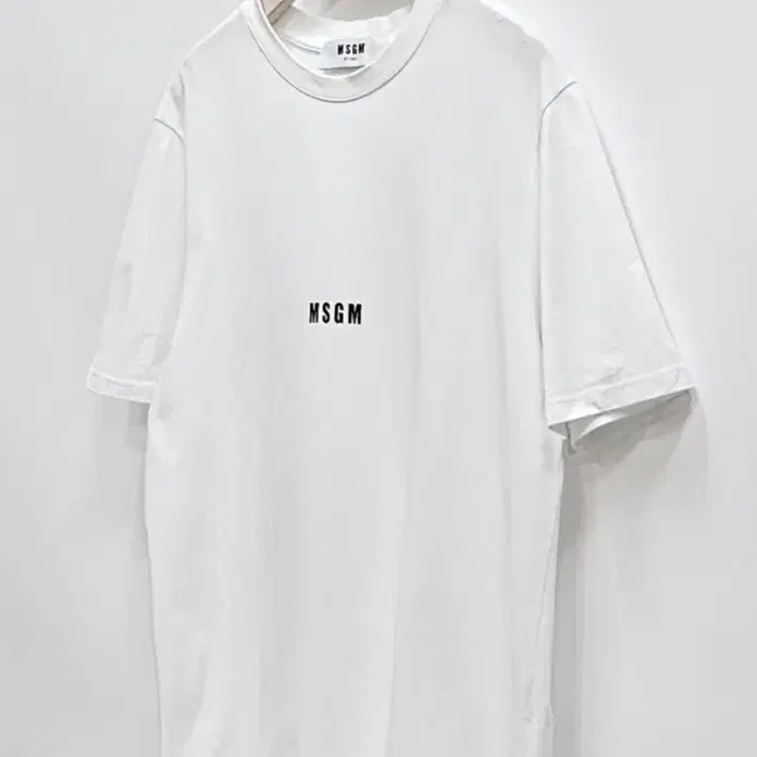 MSGM 마이크로 로고 반팔 티셔츠 / 여 82-92-160