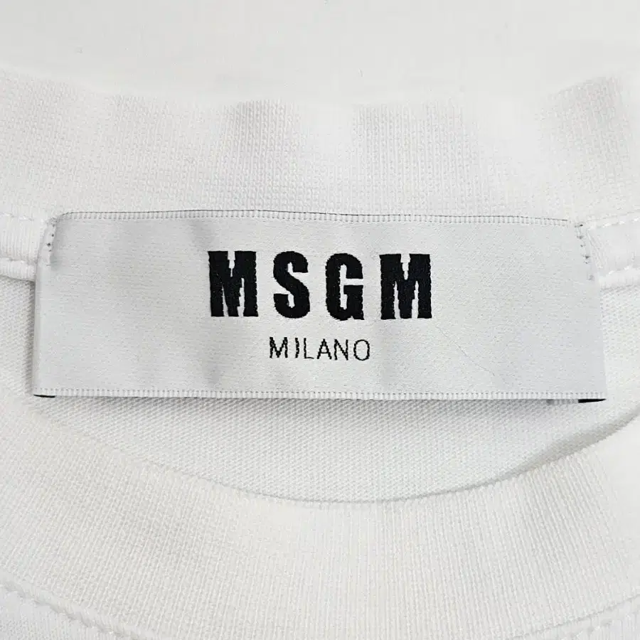 MSGM 마이크로 로고 반팔 티셔츠 / 여 82-92-160