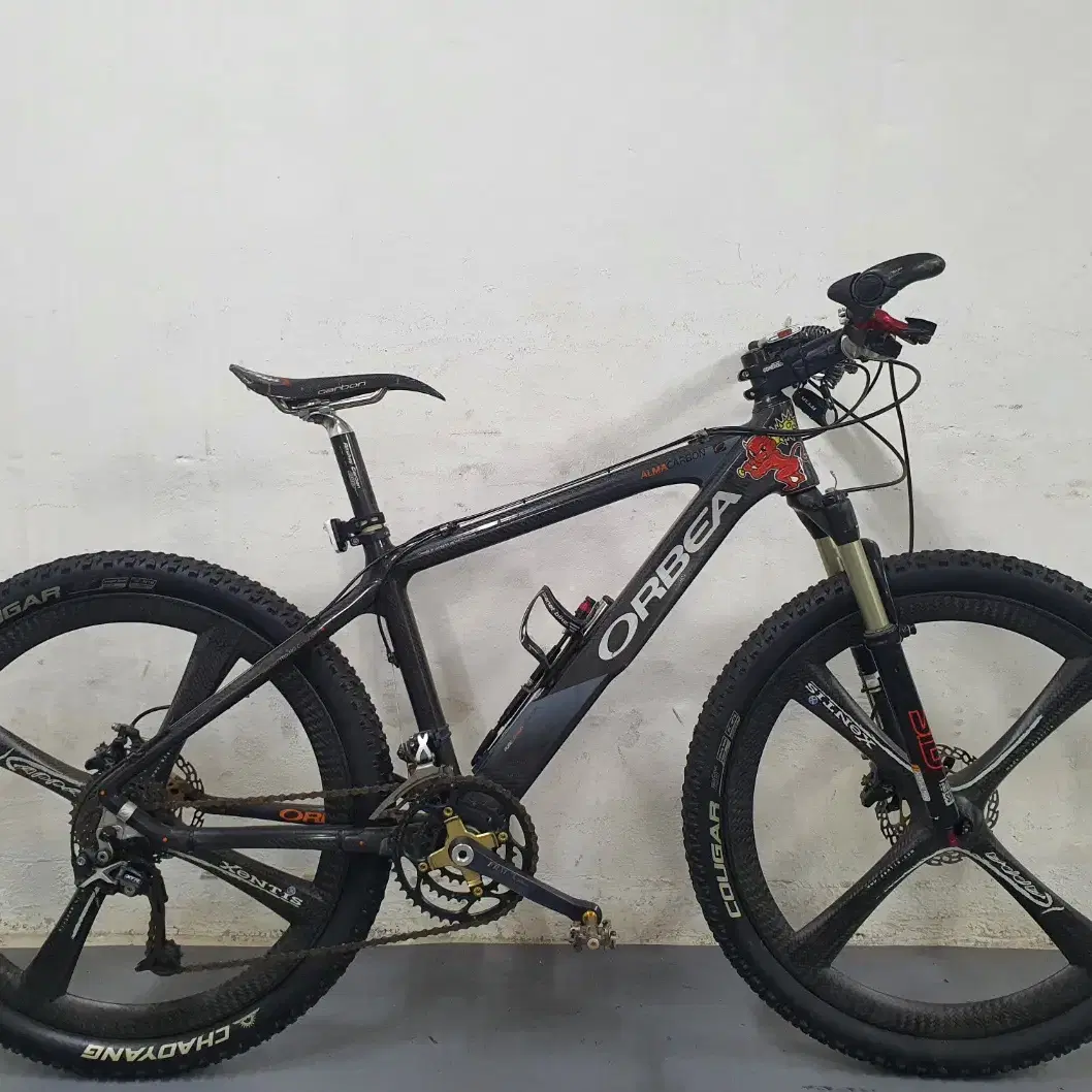 오베아 알마 카본 XTR 최상급 mtb 자전거 + 젠티스 카파 카본 휠셋