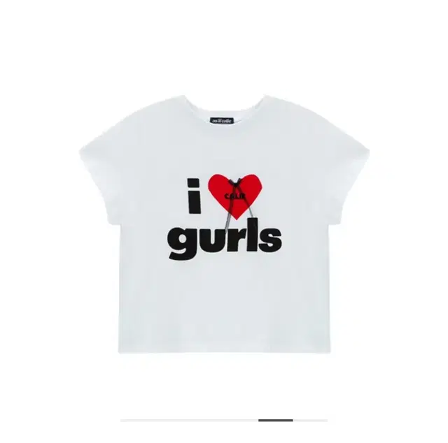 에즈이프캘리 CALIE GURLS T-SHIRT WHITE