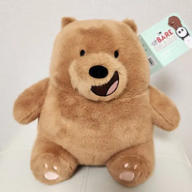 <위베어베어스> We Bear Bears 긴털싯팅 30cm 솜뭉치 곰인형