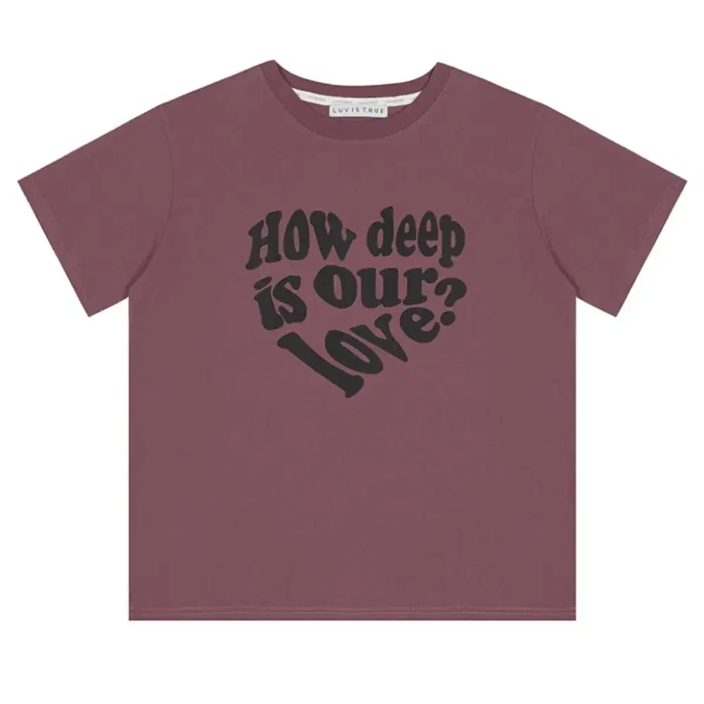 무신사스토어 러브이즈트루 IN LOVE TEE (PINK)