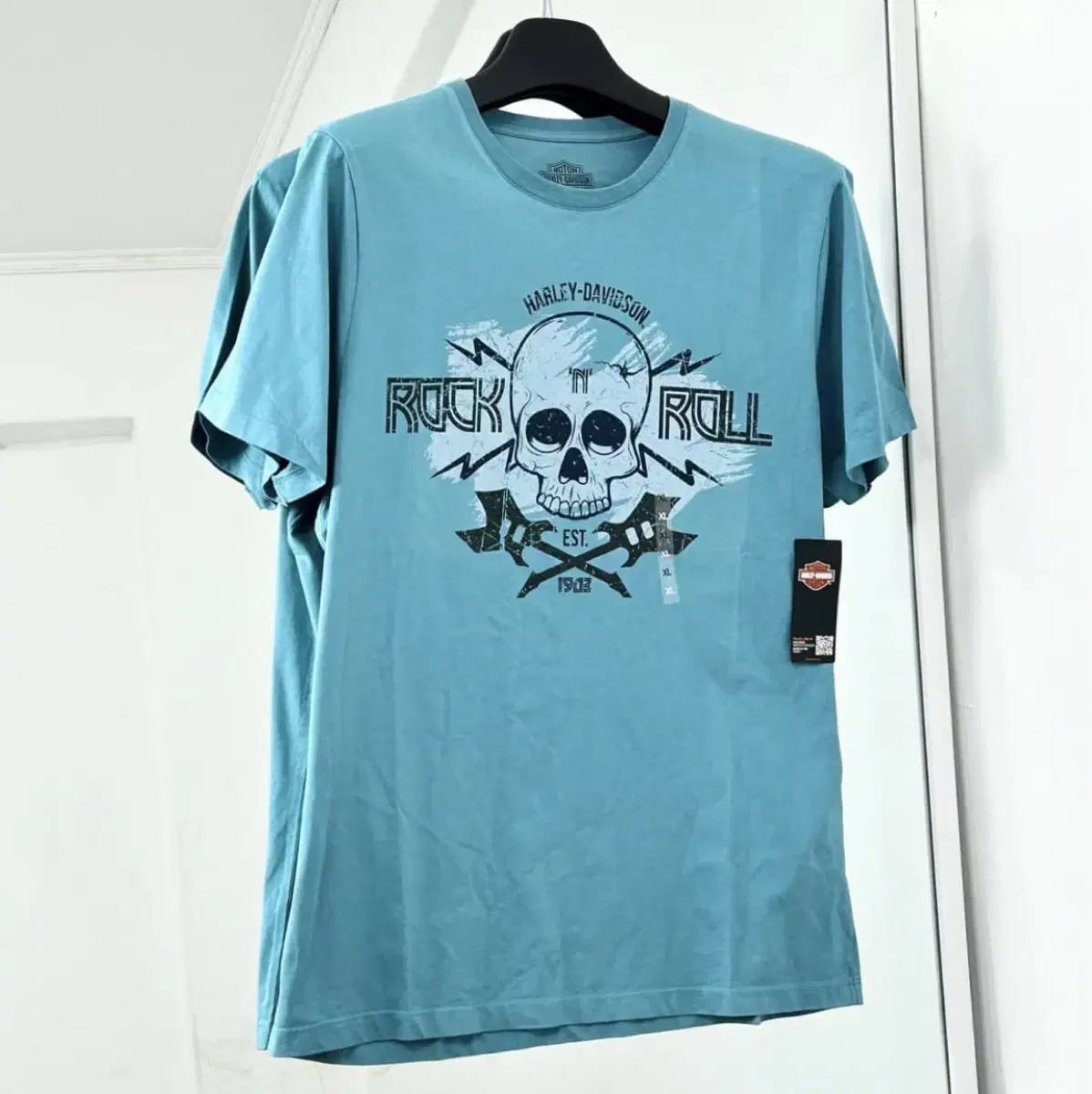 (New) Harley-Davidson Rock 'n' Roll Skull Short Sleeve T-Shirt