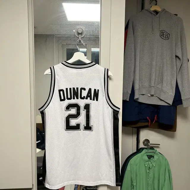 아디다스&nba 샌안토니오 스퍼스 duncan 21번 유니폼