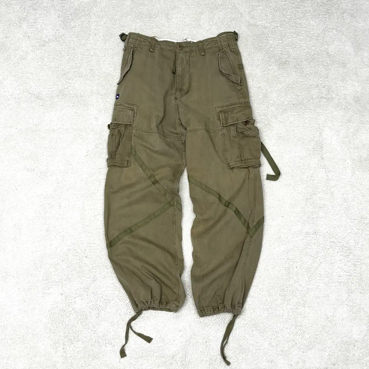 Levi's Khaki Cut-Off Cargo Pants