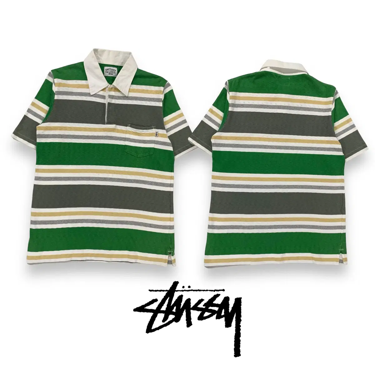 Stussy Walk Stripe Short Sleeve Karati