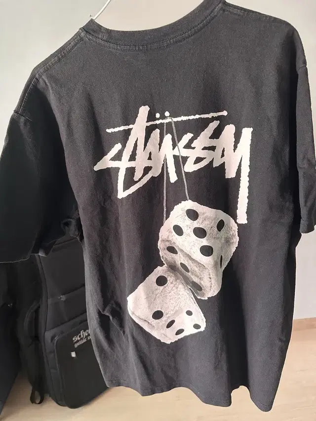 Stussy Fuzzy Dice T-Shirt Black