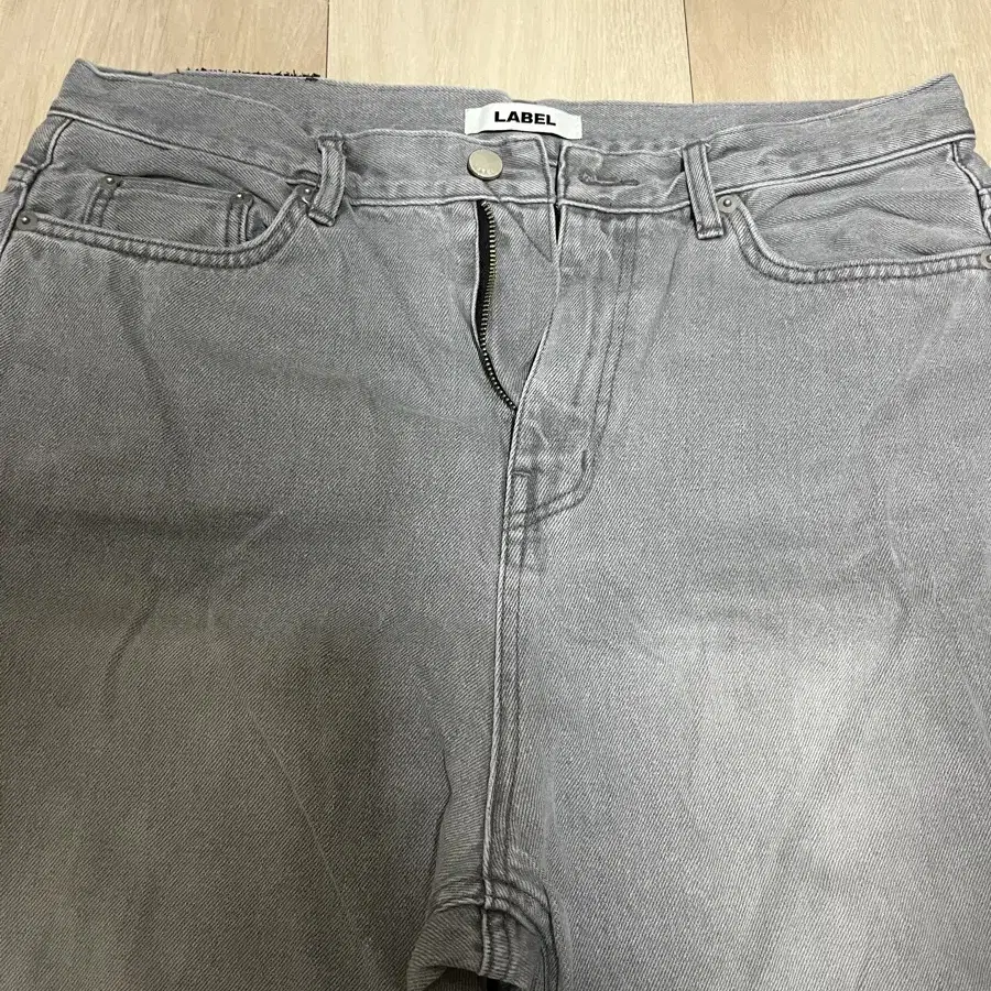 [5]라벨 아카이브 curved jeans light grey