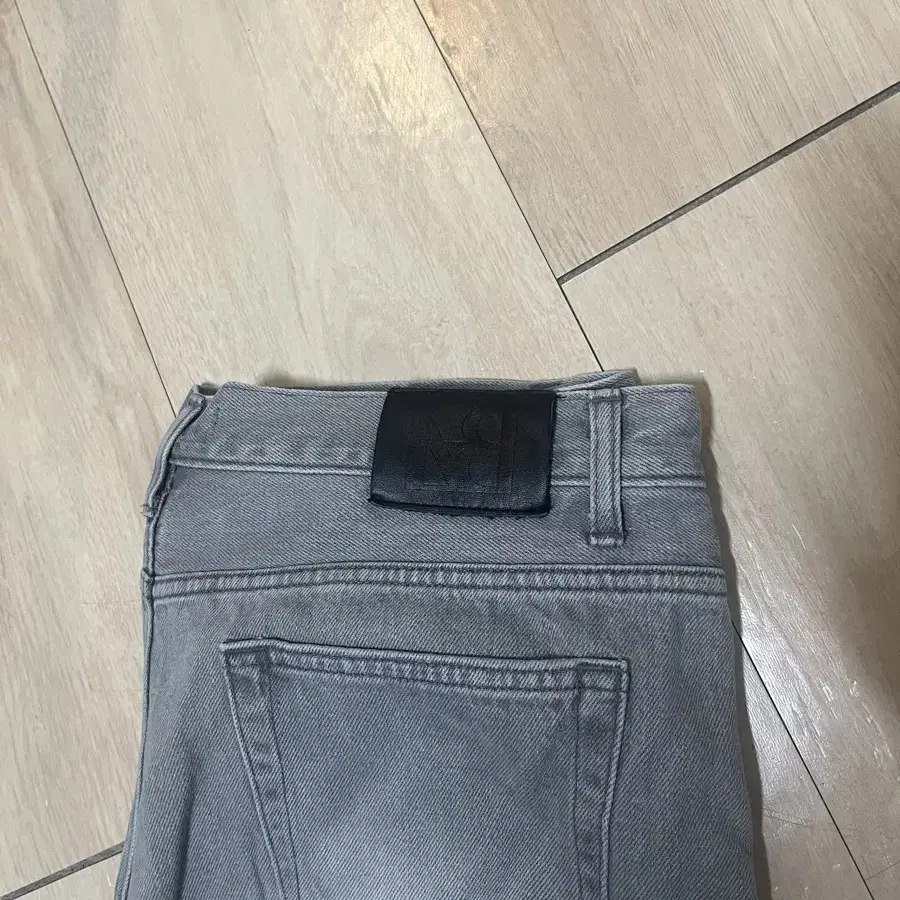 [5]라벨 아카이브 curved jeans light grey