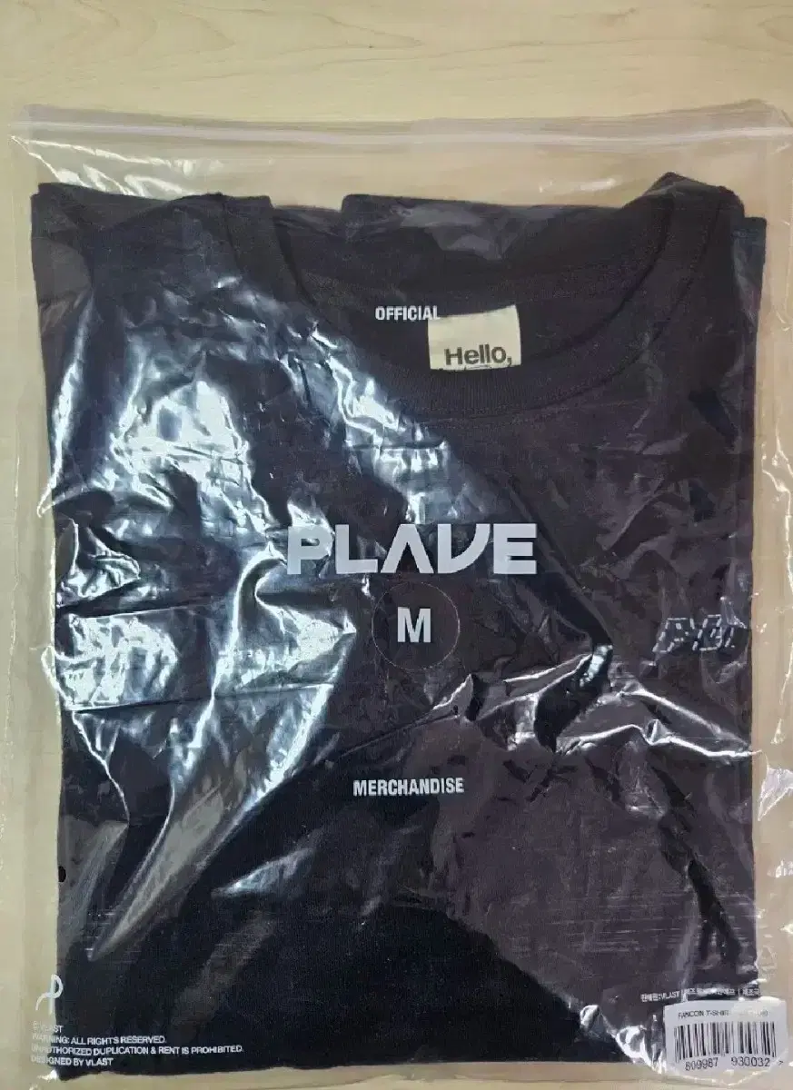 플레이브 콘서트 md T-SHIRT 티셔츠 BLACK M