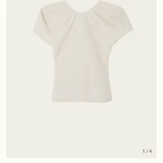 리본빛 ribbonbit Sally Puff Blouse - Ivory