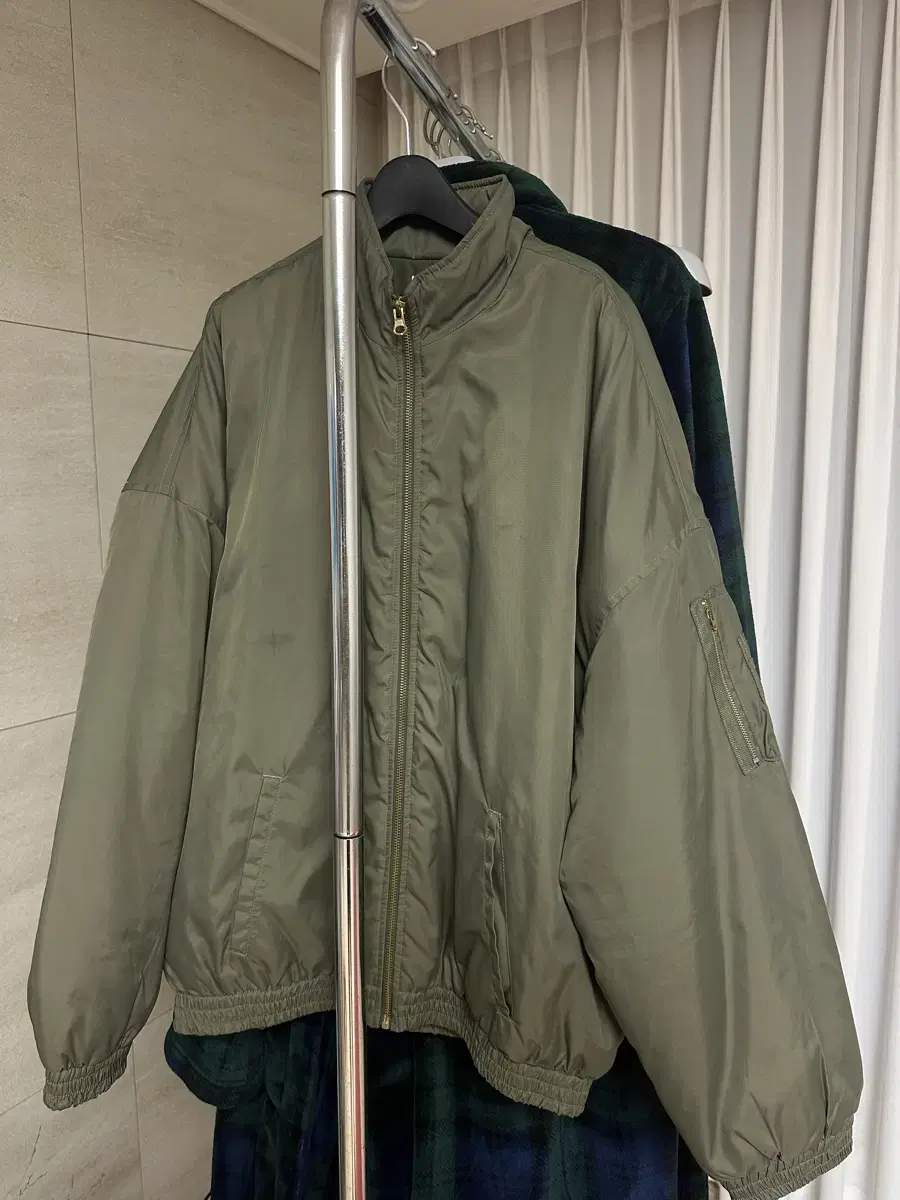 Willy Chavarria Khaki Bomber