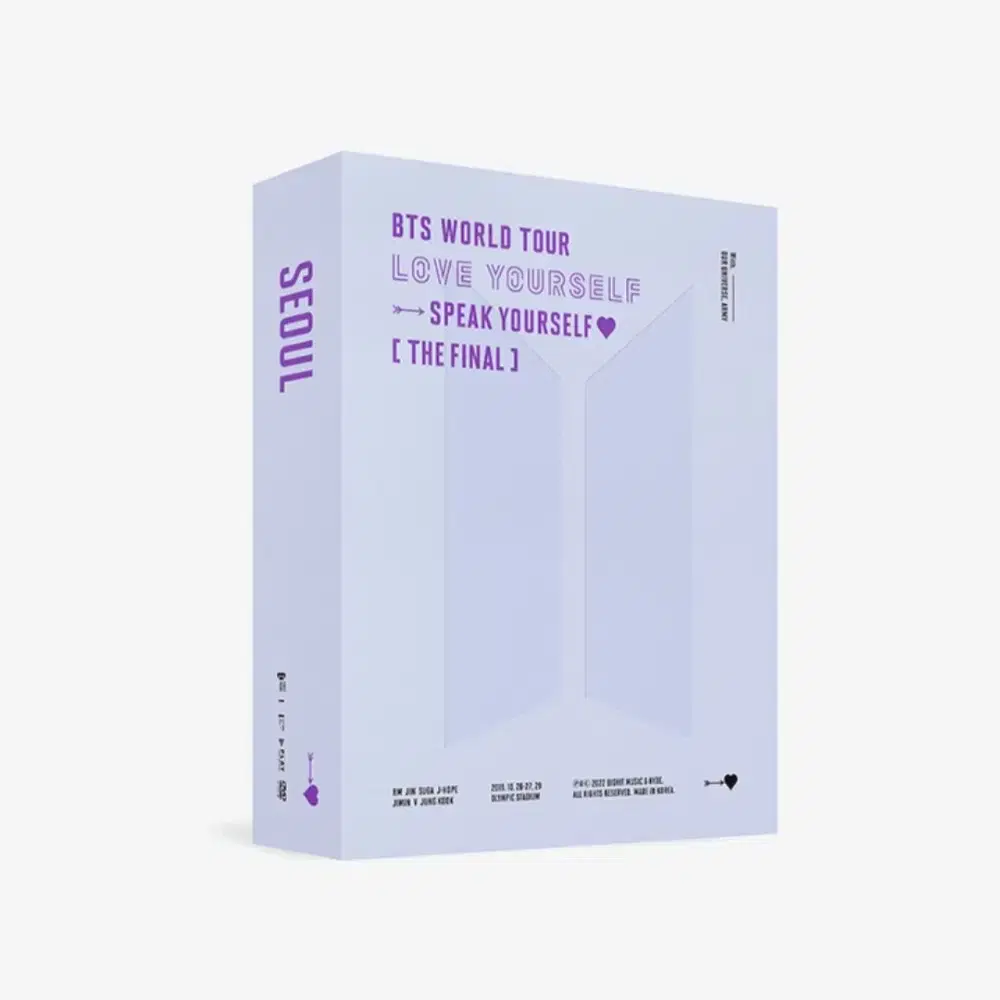 BTS Speak Yourself (The final) DVD 스피콘