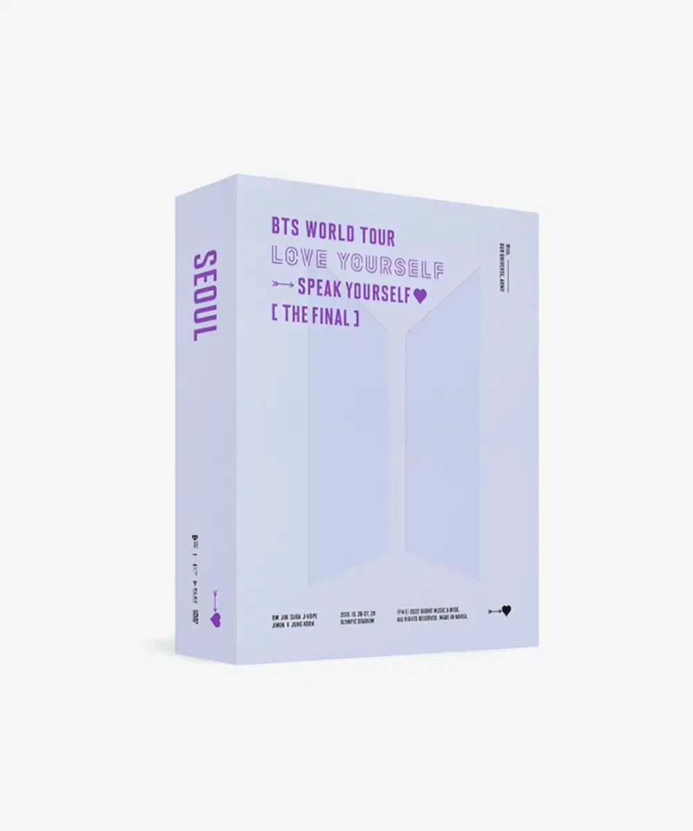 BTS Speak Yourself (The final) DVD 스피콘