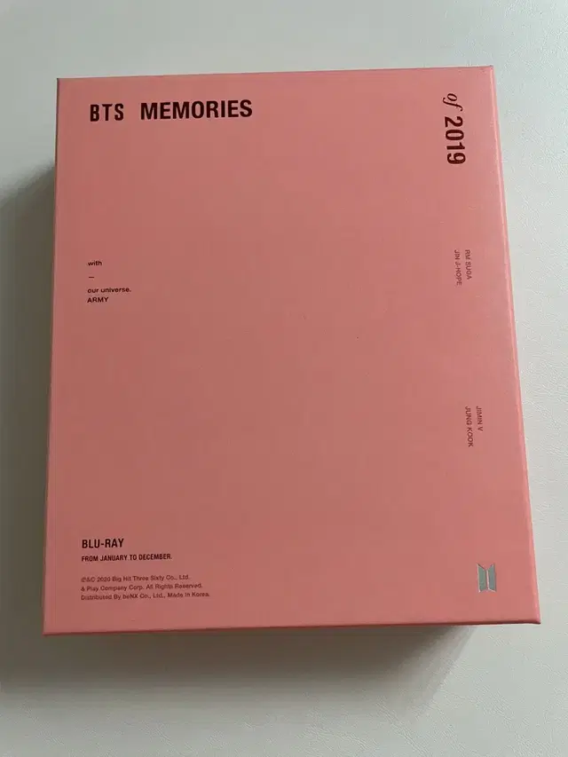 방탄소년단 2019 메모리즈 블루레이