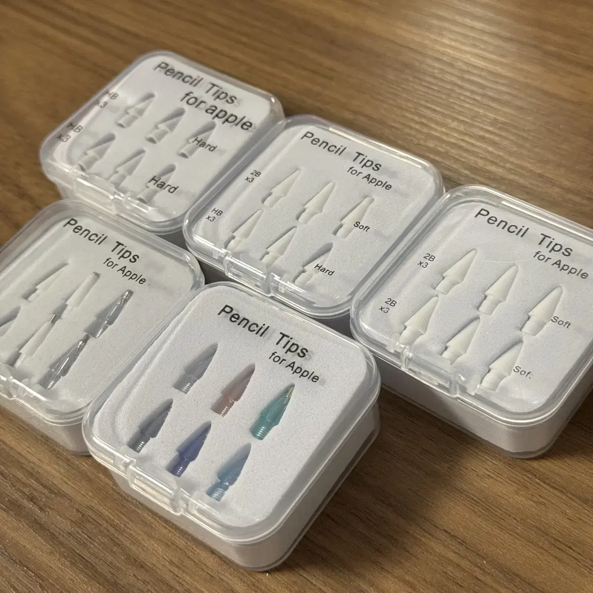 New) Apple Pencil Nib Set of 6 with Case