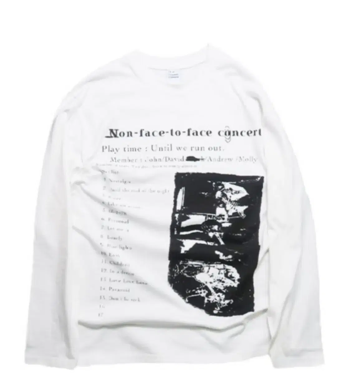 TheColdestMoment TCM concert long sleeve Long sleeve L