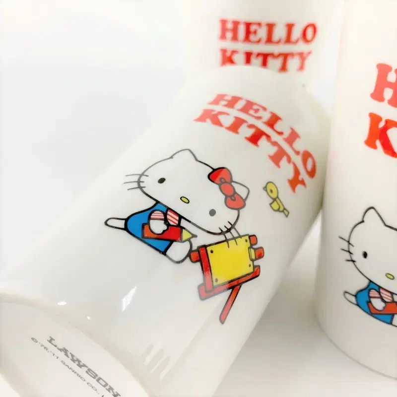 SANRIO 산리오 헬로키티 도자기 빈티지 컵 3종세트 A440