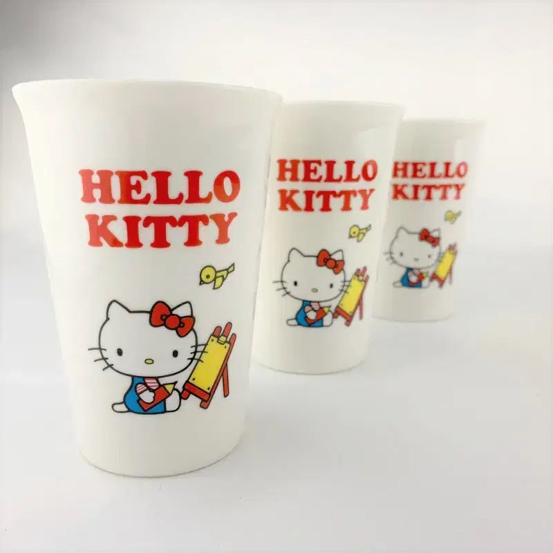 SANRIO 산리오 헬로키티 도자기 빈티지 컵 3종세트 A440