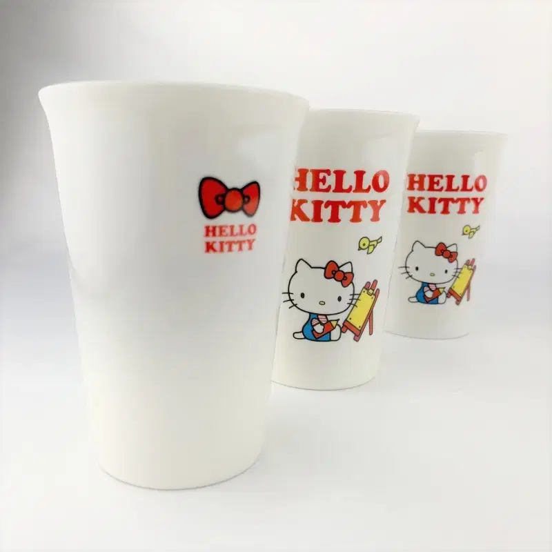 SANRIO 산리오 헬로키티 도자기 빈티지 컵 3종세트 A440