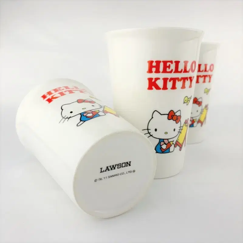 SANRIO 산리오 헬로키티 도자기 빈티지 컵 3종세트 A440