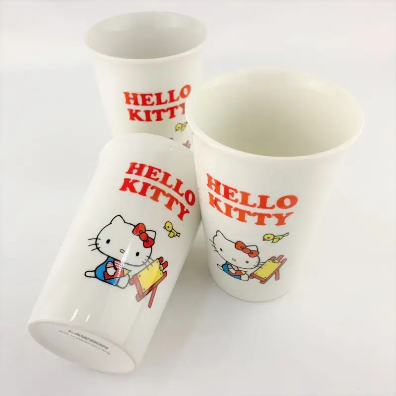 SANRIO 산리오 헬로키티 도자기 빈티지 컵 3종세트 A440