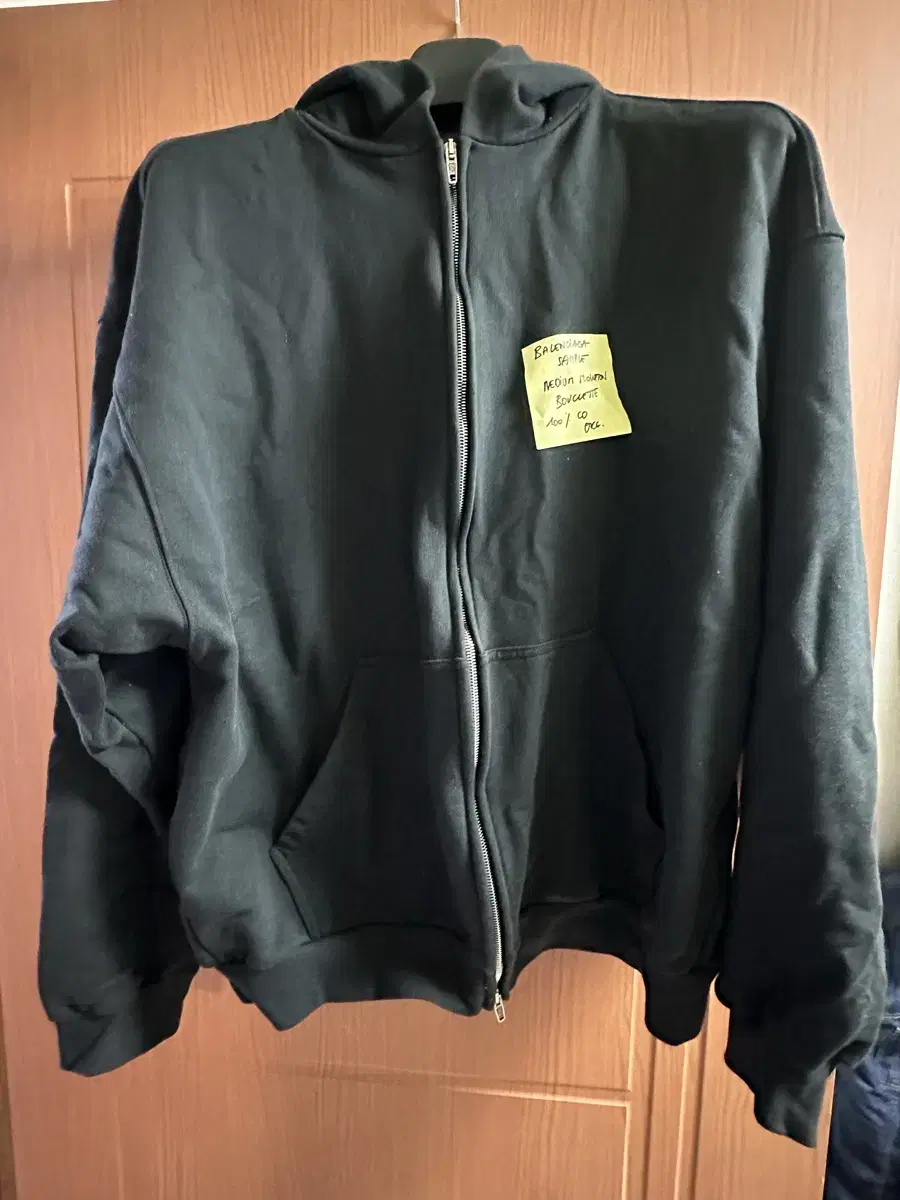 Balenciaga Post-it hoodie Zip-up black size M