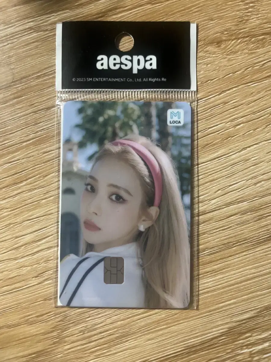 Aespa karina to transfer a Roca transportation kard