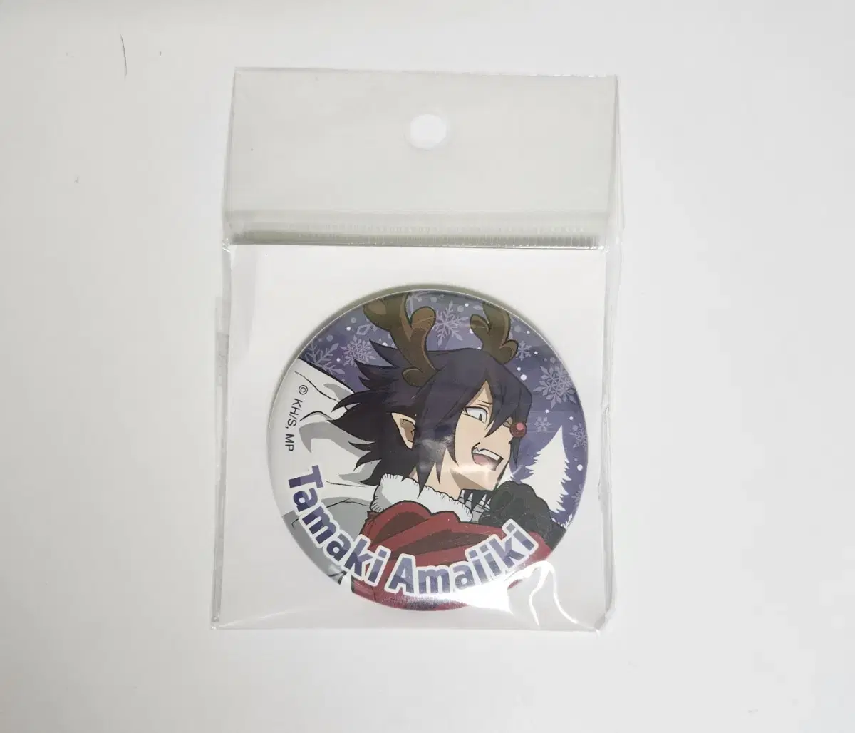 My Hero Academia Nahia Hiroaka Amajiki Tamaki Christmas Can Badge