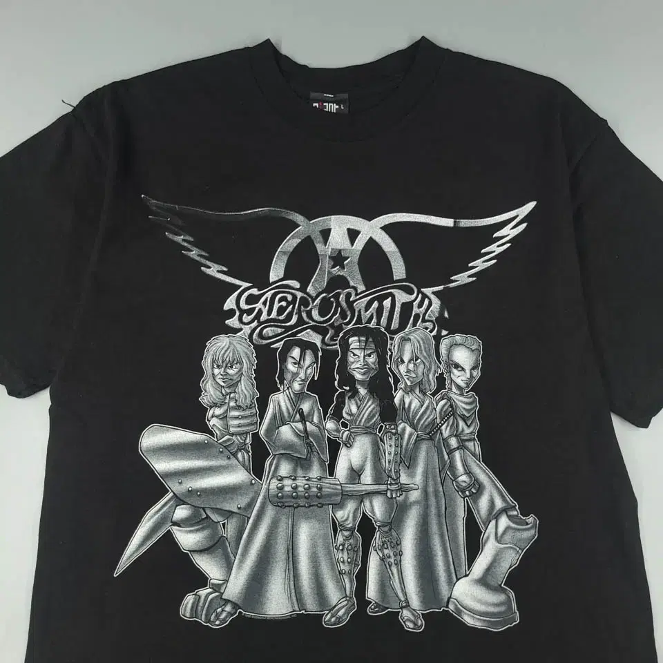 GIANT MERCHANDISING 90s 블랙 그레이 Aerosmith