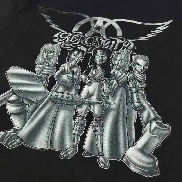 GIANT MERCHANDISING 90s 블랙 그레이 Aerosmith