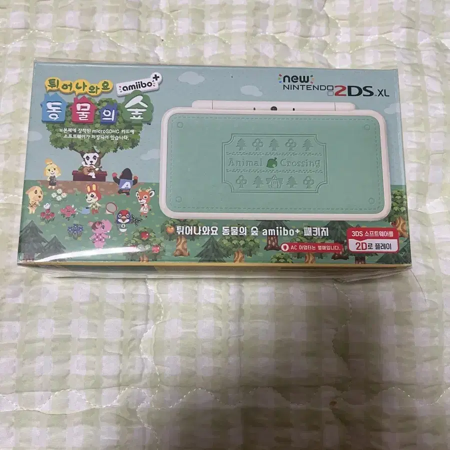 [새상품] 뉴 닌텐도 2DS XL 튀어나와요 동물의 숲