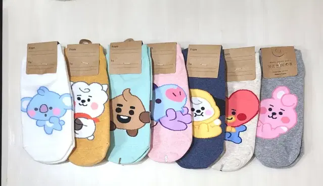 방탄 BT21 양말 새상품 일괄양도