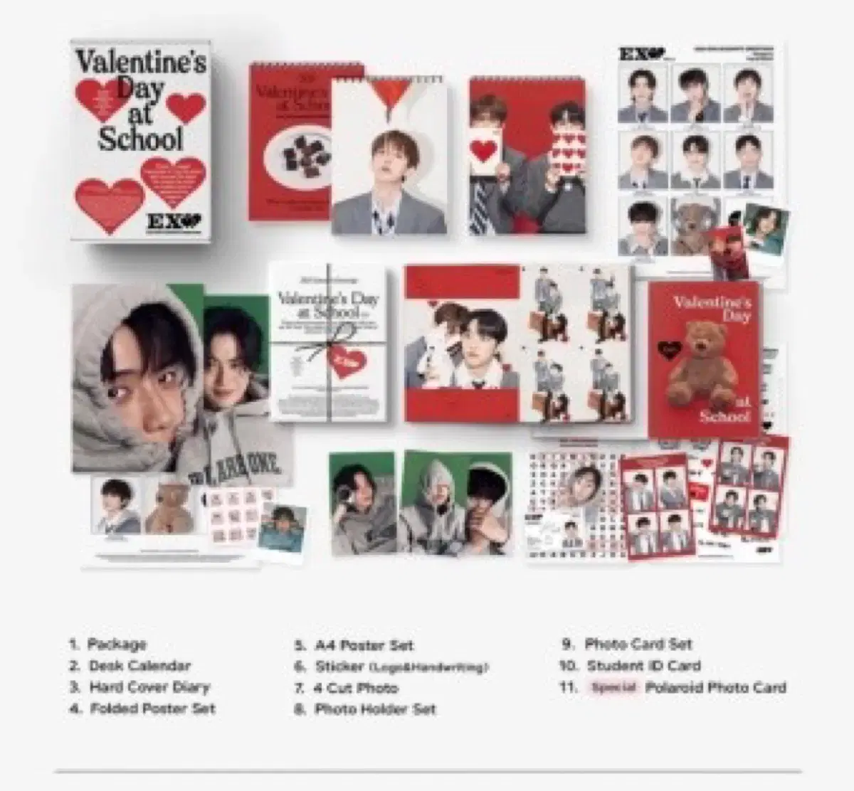 Source) exo season's greetings All configurationsO WTS