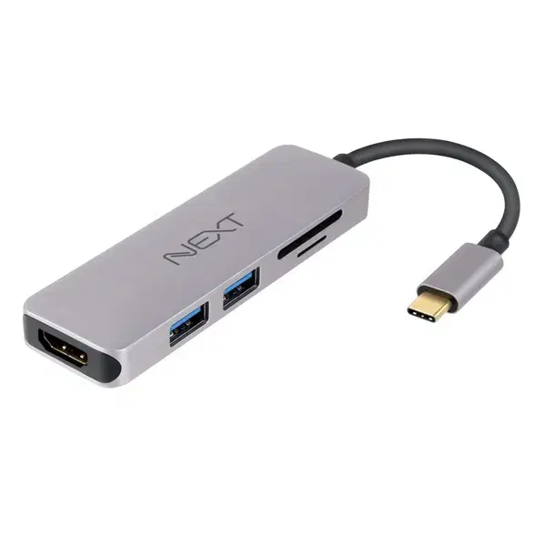 USB C 타입 to SD/마이크로SD+USB3.0x2+HDMI 컨버터