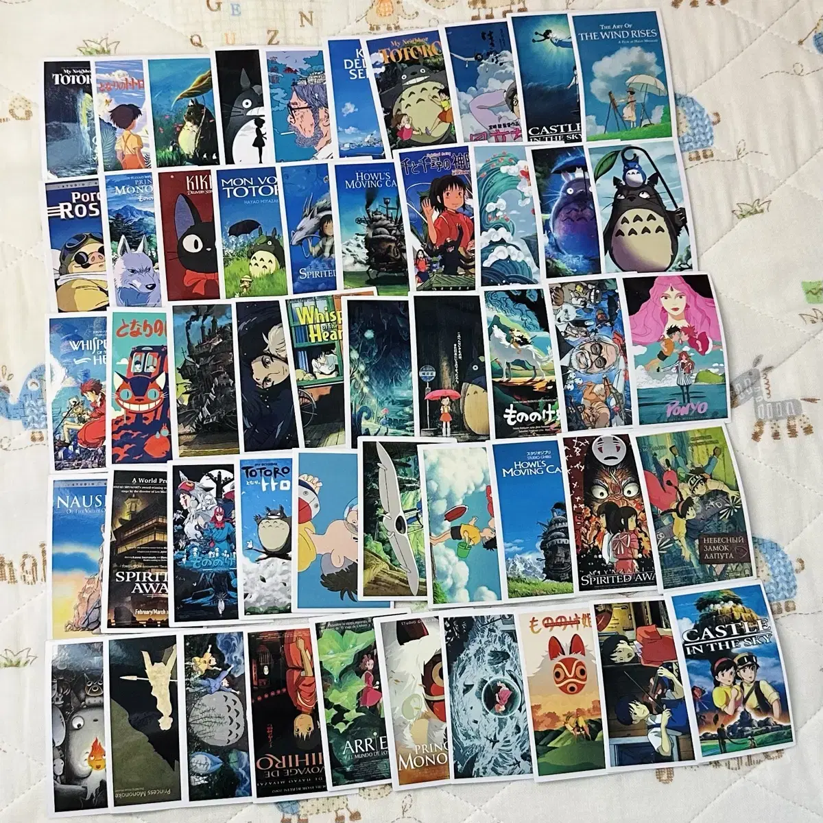 Ghibli square sticker 50 dacquoins for finishing