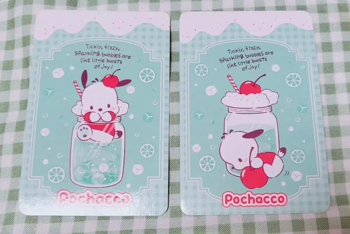 [ Sanrio Goods: Pochaco - Balance Game photocard set ]