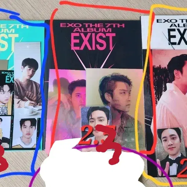 도경수 디오 D.O. EXIST 크림소다 포토북버전 구성품&포카 풀세트