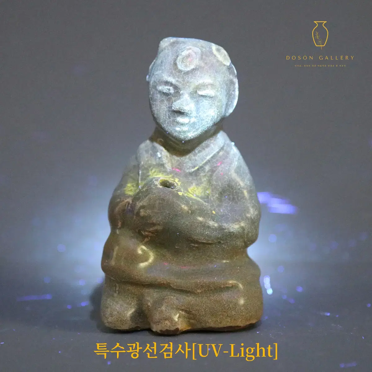 고려청자인물형연적 [과학감정/연대측정/양자검측]