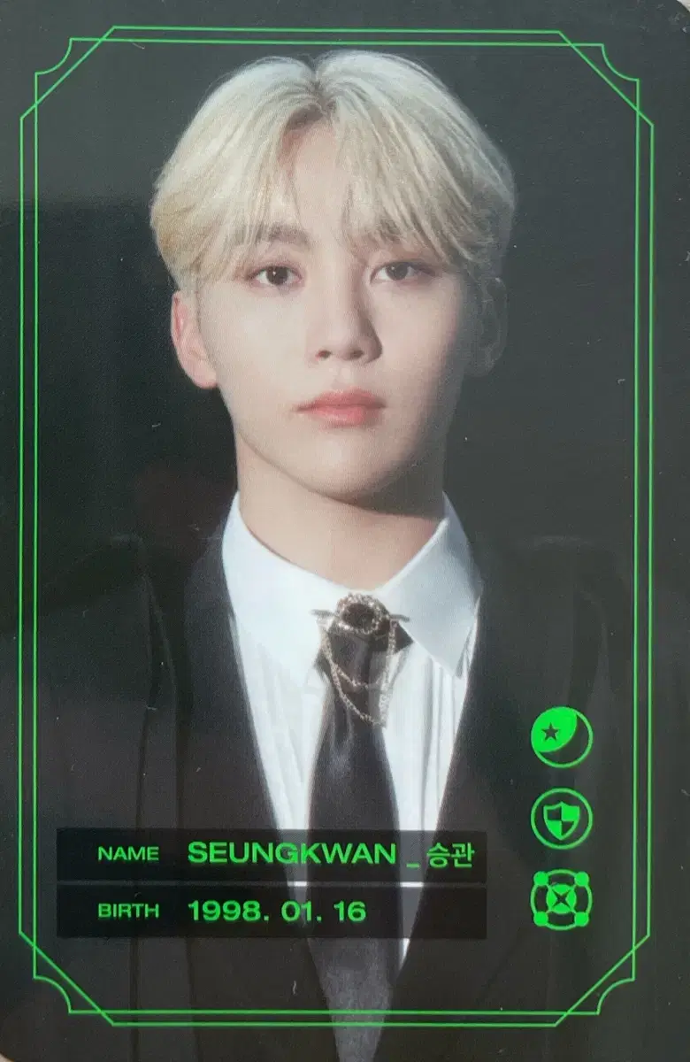 Seventeen seungkwan Membership photocard