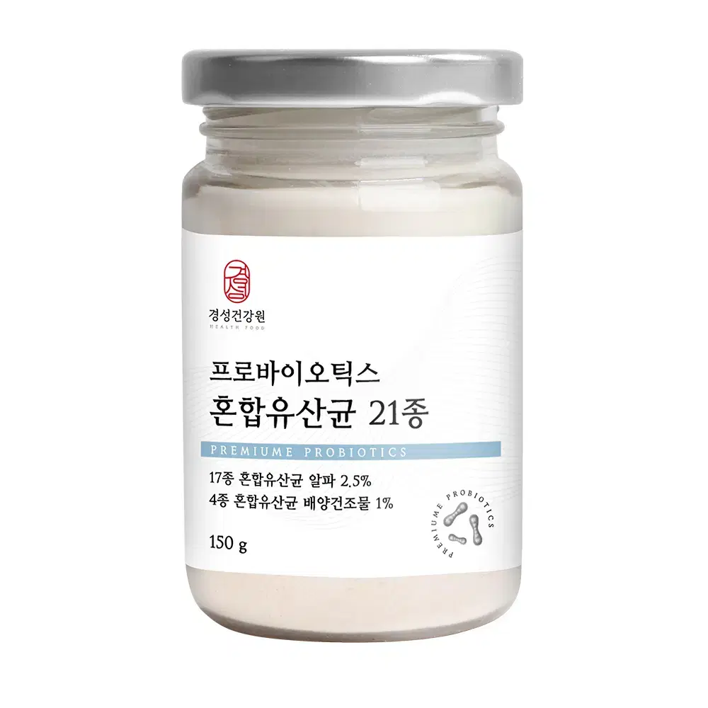 경성건강원 프로바이오틱스 혼합유산균 21종 150g(1통)x2개