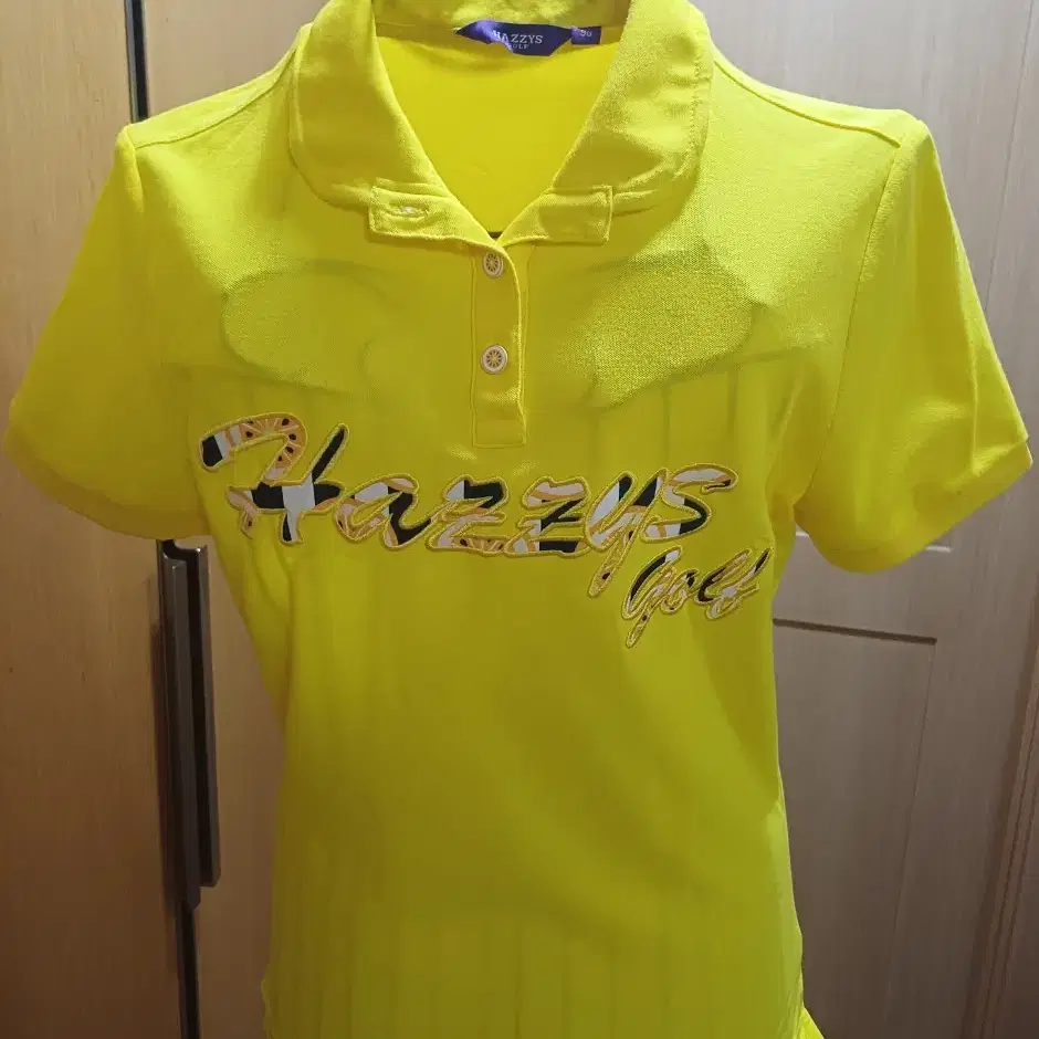 HAZZYS 헤지스 여성 골프 반팔티 90 size