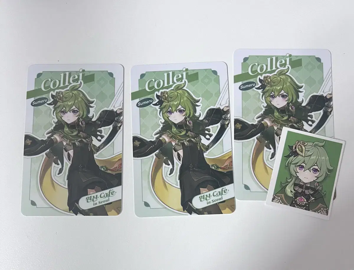 Genshin Impact Colay Genshin Cafe photocard 3 pieces, in bulk