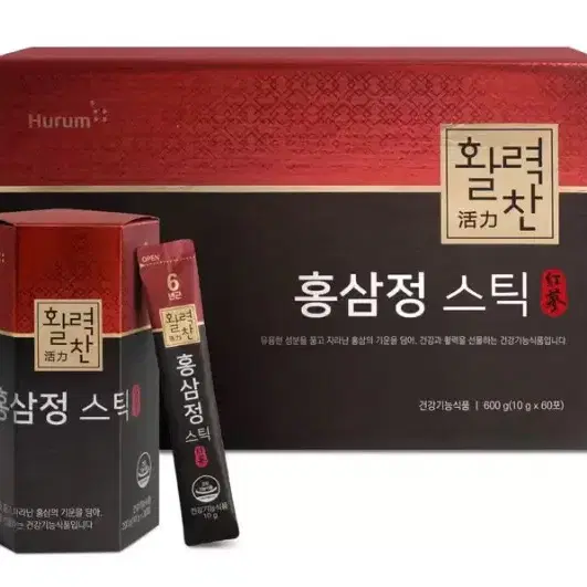 휴럼활력찬홍삼정스틱 10g x 60포