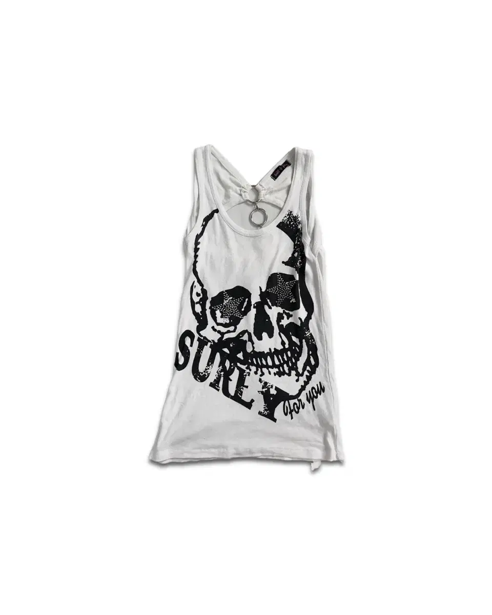 vintage rabel skull tank top